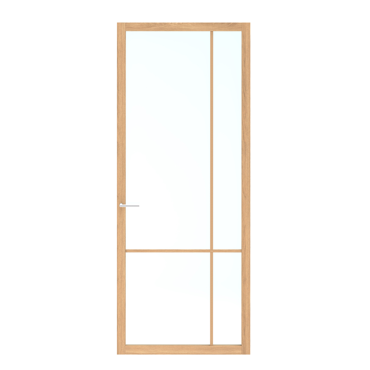 Binnendeur Skantrae SSL 14807 Blank Glas Natural Oak